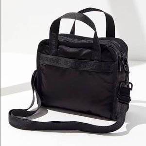 NWOT LeSportsac Small Gabrielle Box Tote Bag Crossbody All Black $95